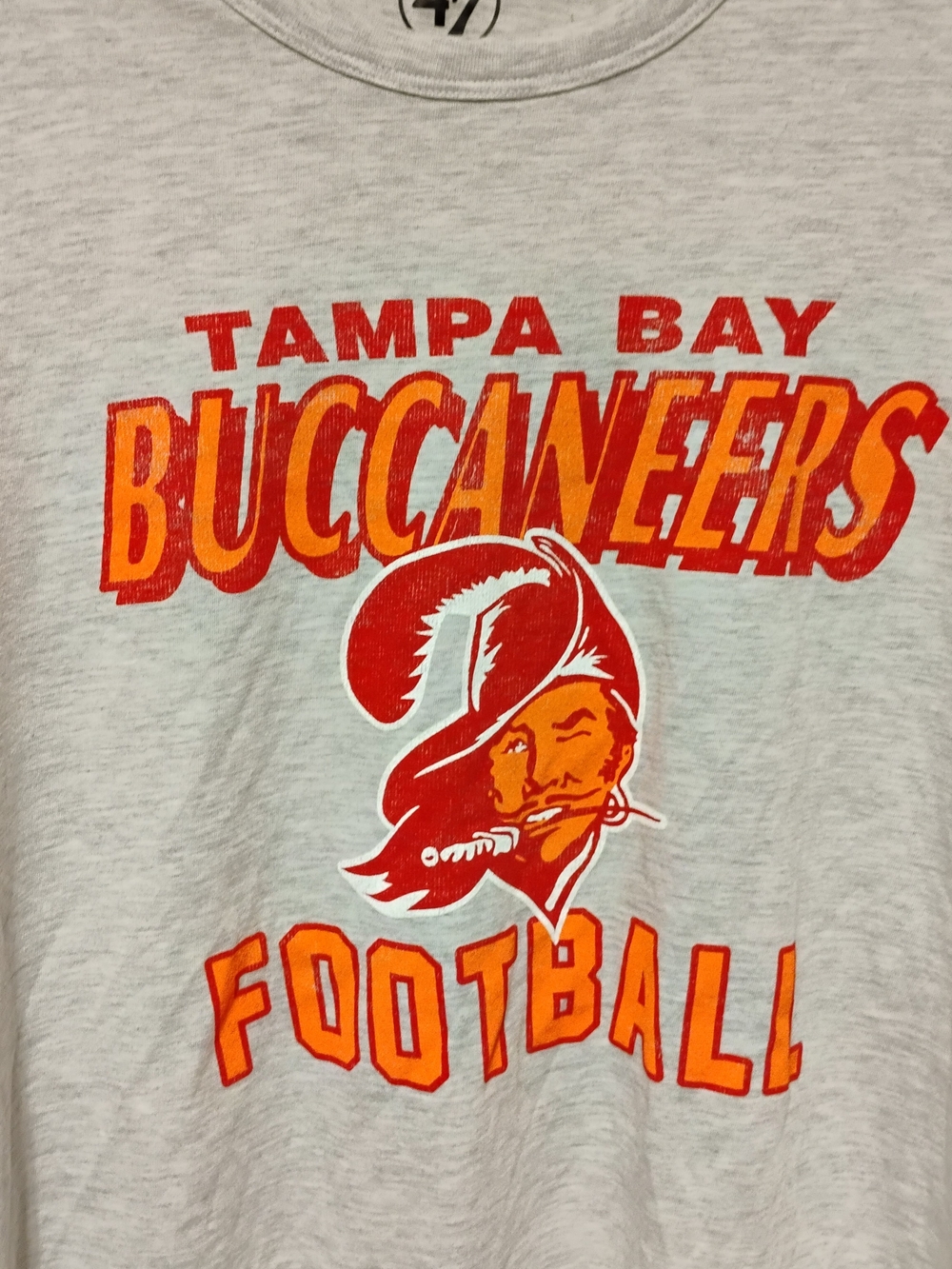 Tampa Bay Buccaneers Gray Long Sleeve Graphic Tee